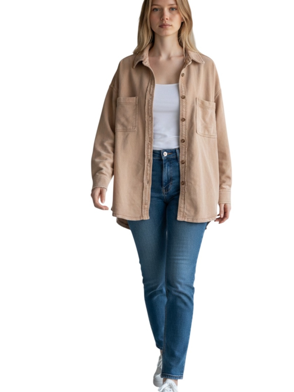 Aerie Lumberjane Fleece Shirt/ Toasty Oversized